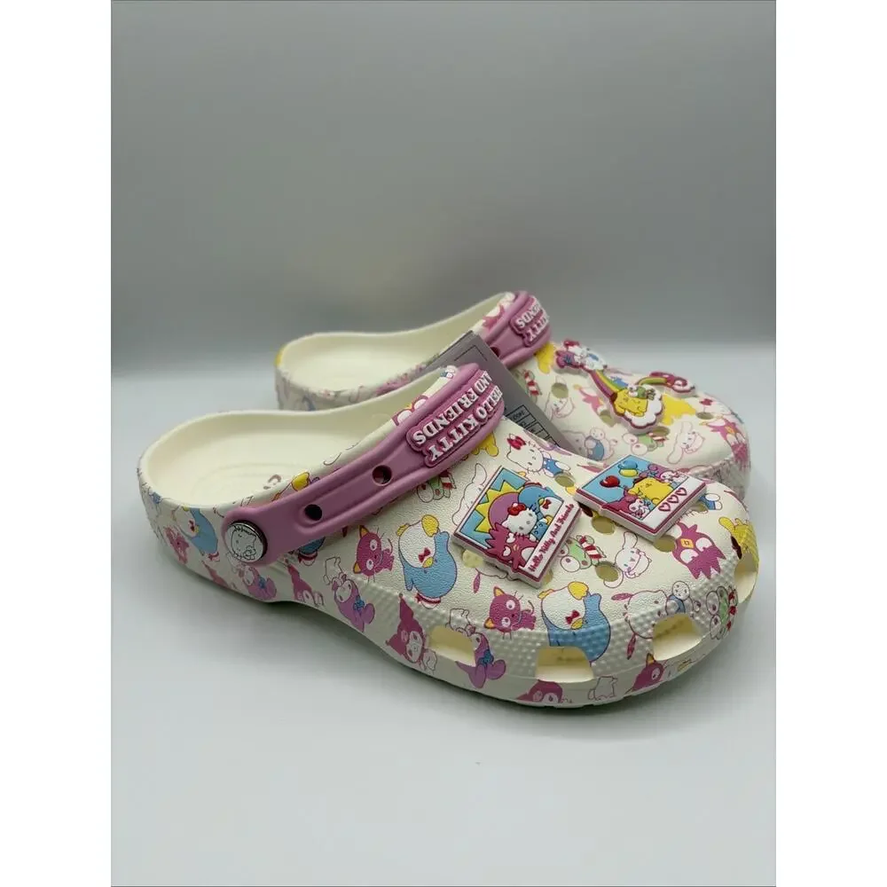 Helly Kitty and Friends Pastel Unisex Adult Classic Clog 212684-90H US Sz M6 W8